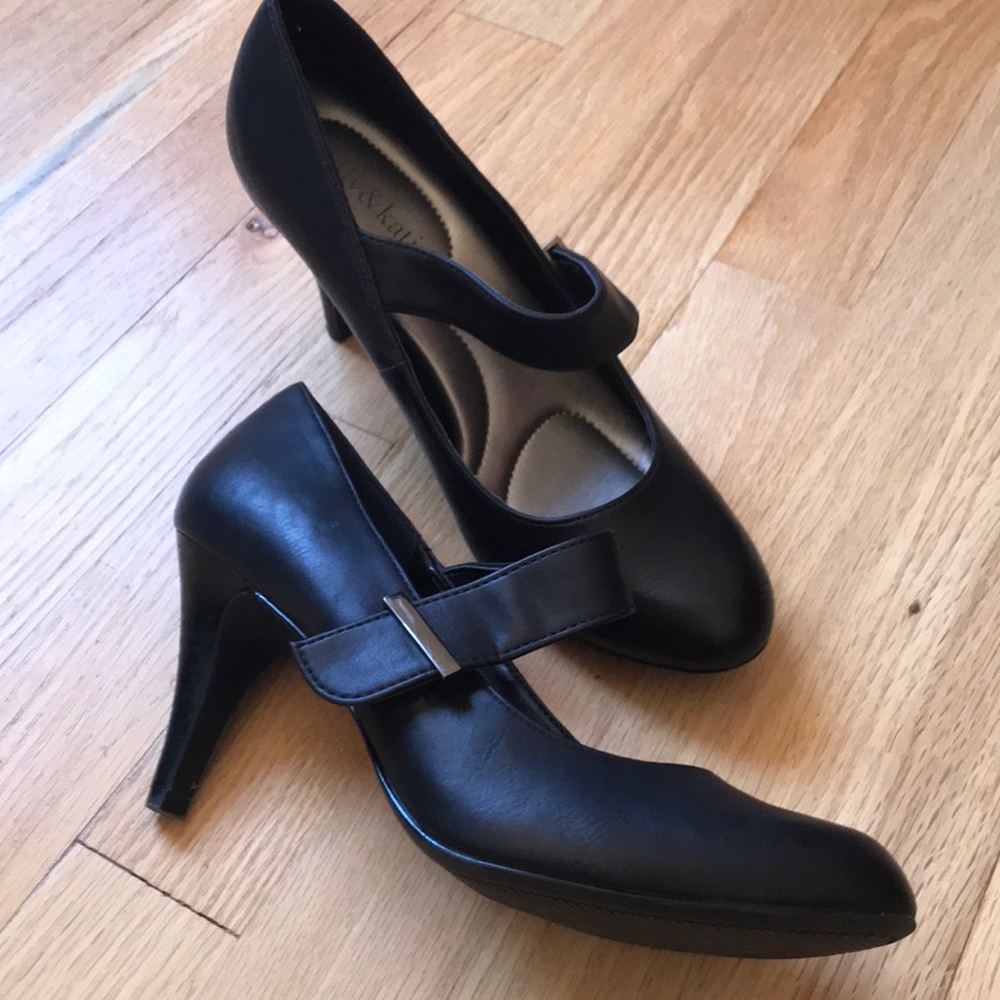 Kelly & Katie black heels
